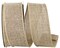 Every Day Linen Value Wired Edge Ribbon -- 1.5" x 10 yards -- Natural Color